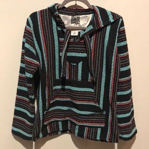Baja striped hoodie